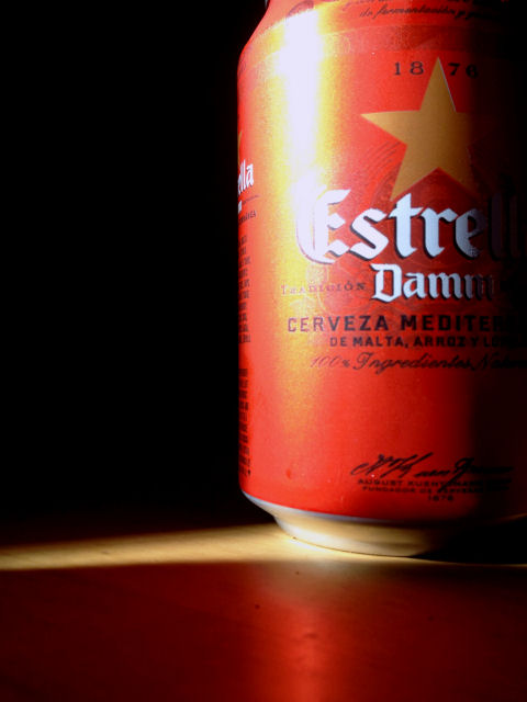 Estrella Damm beer