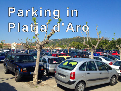 Parking in Platja d'Aro