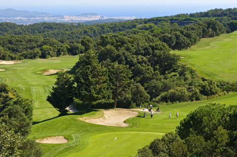 Playing golf on the Costa Brava