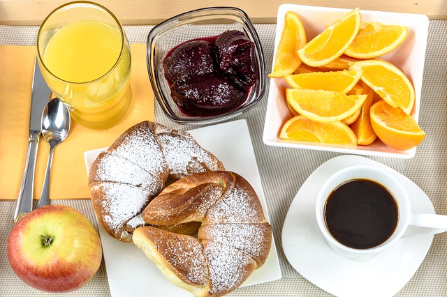 Hotel breakfast
