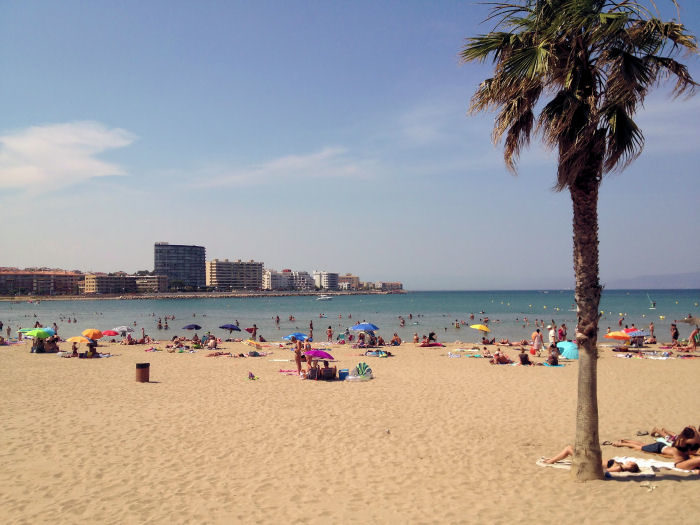 Riells beach in l'Escala